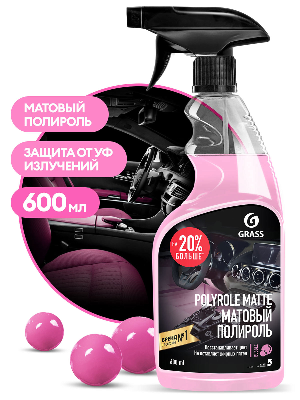 Polyrole Matte Bubble (flakon 600ml)